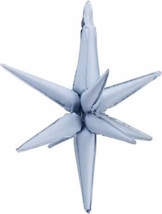 Palloncino in foil Star 3D 50cm blu scuro