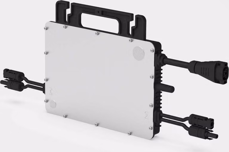 Oggi, Microinverter Hoymiles HMS-1600-4T, esenzione IVA ai sensi del §12 III UstG, 1,6 kW, per impianti fotovoltaici da balcone, monofase, compatibile con moduli solari