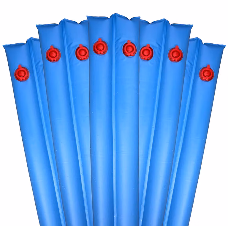 Sacchetti per piscine resistenti al freddo, calibro 16, lunghezza 2,4 metri, confezione da 5, per coperture per piscine