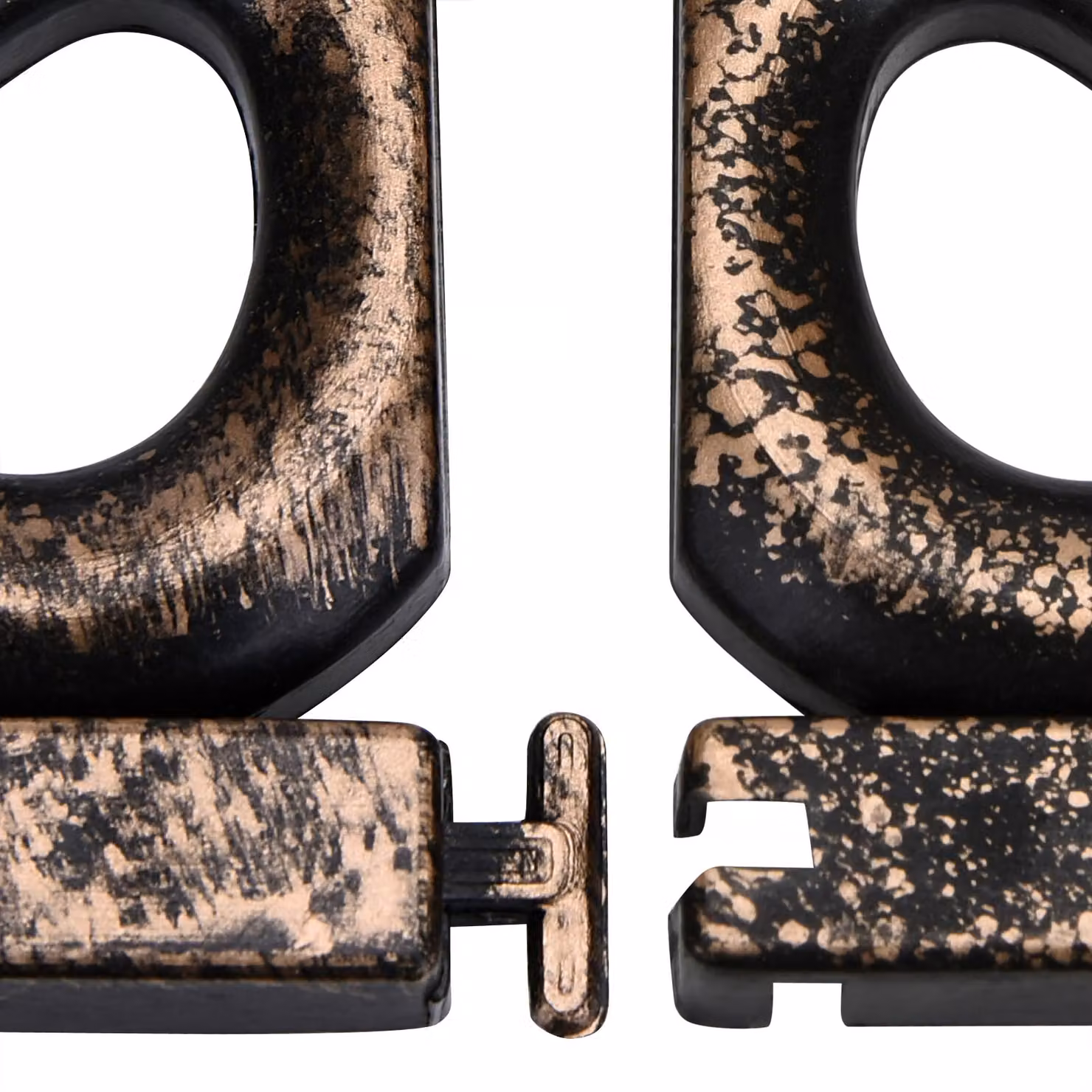 Set di 5 bordure per aiuole Deuba in plastica color bronzo, lunghezza totale 9,50 m – 2