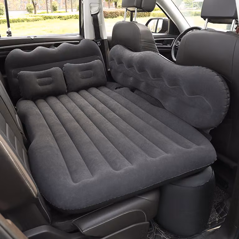 Materasso auto gonfiabile viaggio letto casa all'aperto campeggio Mat posteriore floccaggio Plus materasso ad aria per SUV