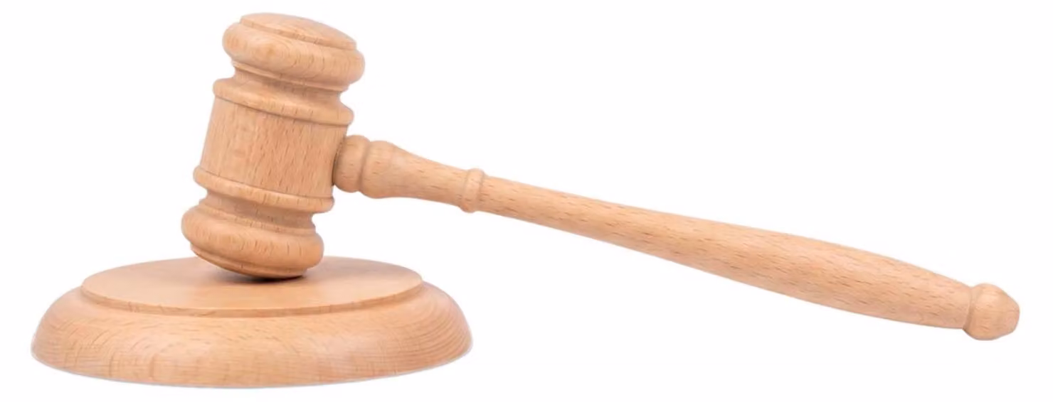 Set di martelli da asta in legno con blocco sonoro, ideale per riunioni ed eventi