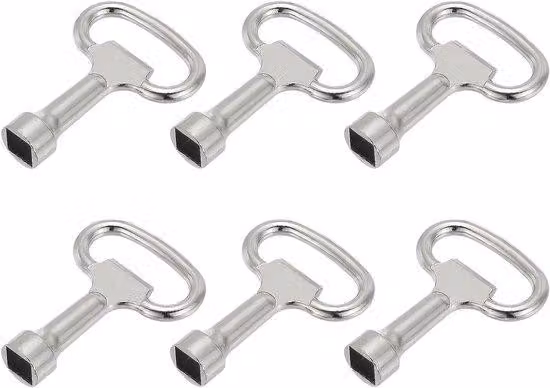Set di radiatori rinforzati, 6 pezzi, 8 x 8 mm.