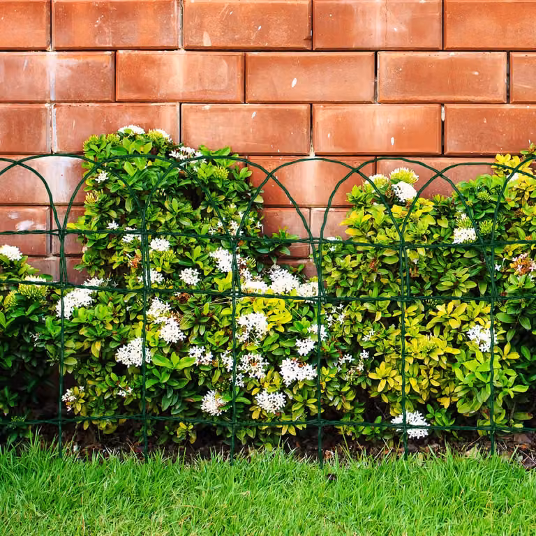 Recinzione da giardino a maglia ornamentale verde 65 x 25 m