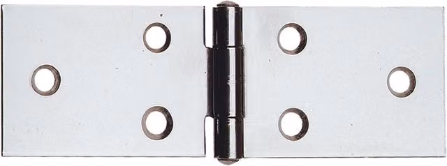 Set di 24 cerniere a libro Aldeghi Luigi in acciaio inox color argento, Art. 122IN, dimensioni 100 x 31 mm