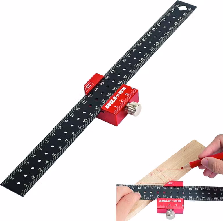 Cacciavite angolare con protezione - Utensile per la lavorazione del legno - 30 cm - Acciaio inossidabile