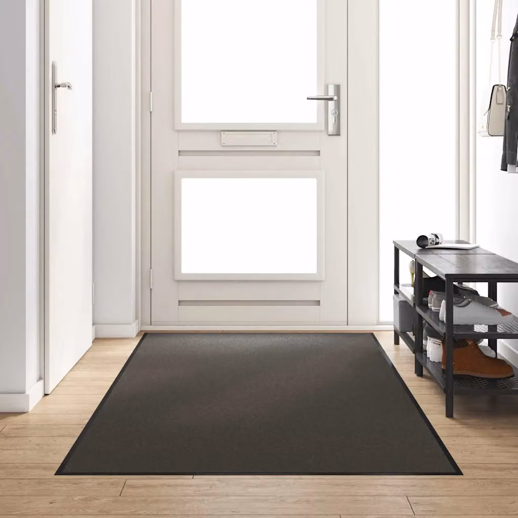 Tappetino rettangolare moderno vidaXL antracite e nero in poliammide L: 300 cm, P: 120 cm