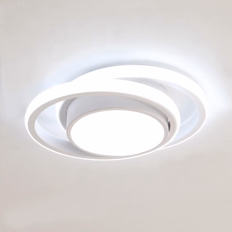 Comely, plafoniera LED moderna, 32W, 2350LM, 6500K (luce diurna), design rotondo, diametro 280mm – Lampada da soffitto a basso consumo energetico, ideale per camere da letto, bagni, cucine, corridoi e balconi