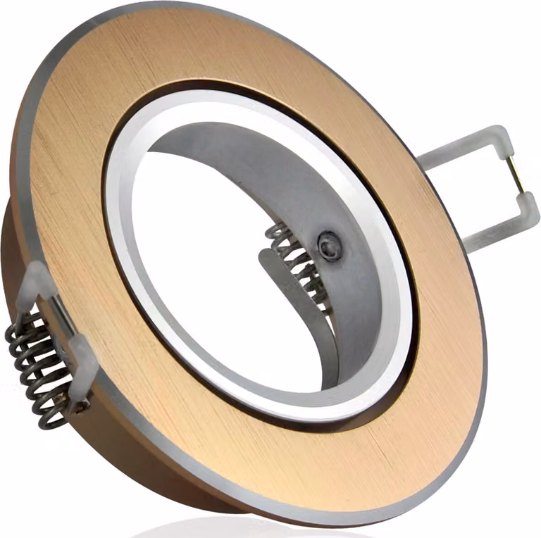 OPAL alum 2in1 oro spazzolato apparecchio da incasso EAST 301574 Polux