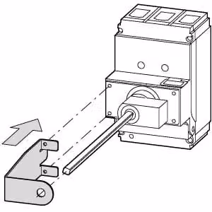 Supporto assale Eaton, per XHB-DA 158048