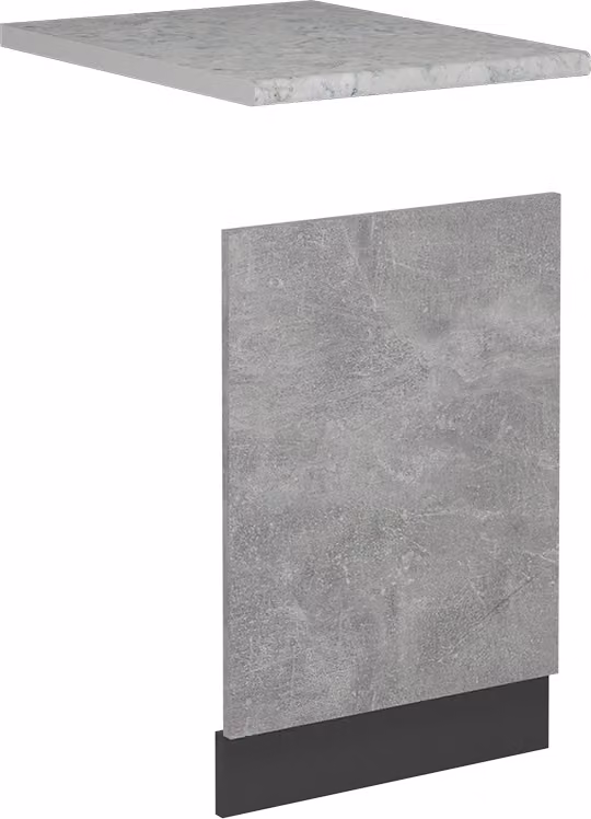 Pannello frontale Vicco R-Line Calcestruzzo 45 cm , PL Marmo, Model 54225
