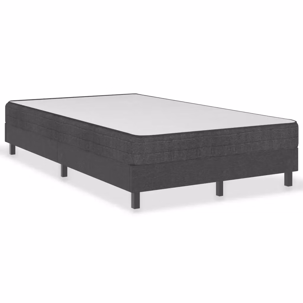 Letto a molle vidaXL in tessuto grigio con struttura imbottita L: 120 cm, P: 200 cm – 2