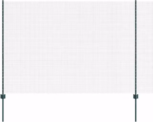 Recinzione da Giardino DESIGN IN con Posto Verde in Acciaio e PVC, Colore Verde, H: 160 cm, L: 24 cm – 1