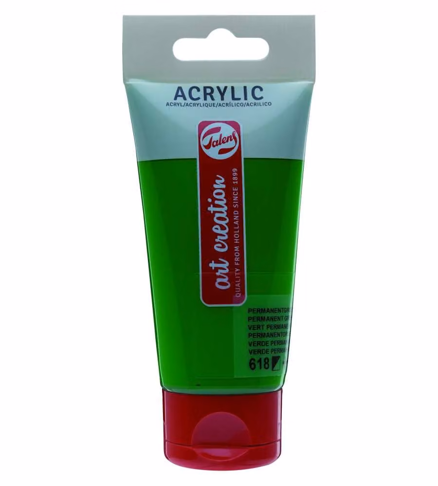 Acrilico 75 ml verde permanente chiaro