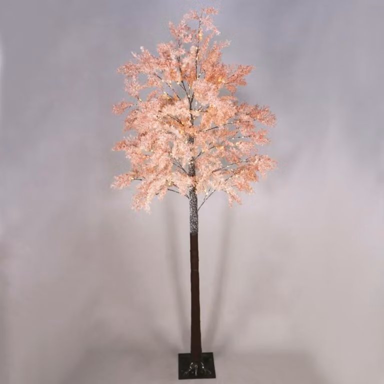 ACA Lighting Albero di neve 160 WW LED 220-240V IP44 240cm supporto 26x26cm 3m cavo di alimentazione X10160145