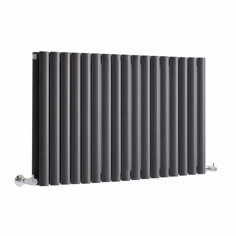 Radiatore di Design Orizzontale (Pannello Doppio) - 595mm x 1000mm - Antracite - Sterling Quinn by Hudson Reed