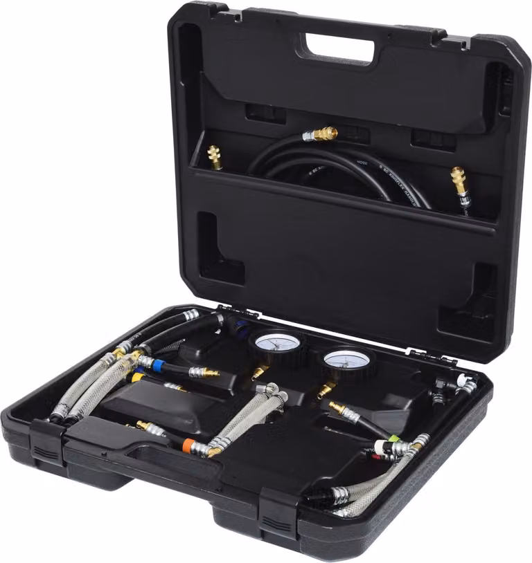 KS Tools Set diagnostico bassa pressione carburante, 14 pezzi, 150.1845