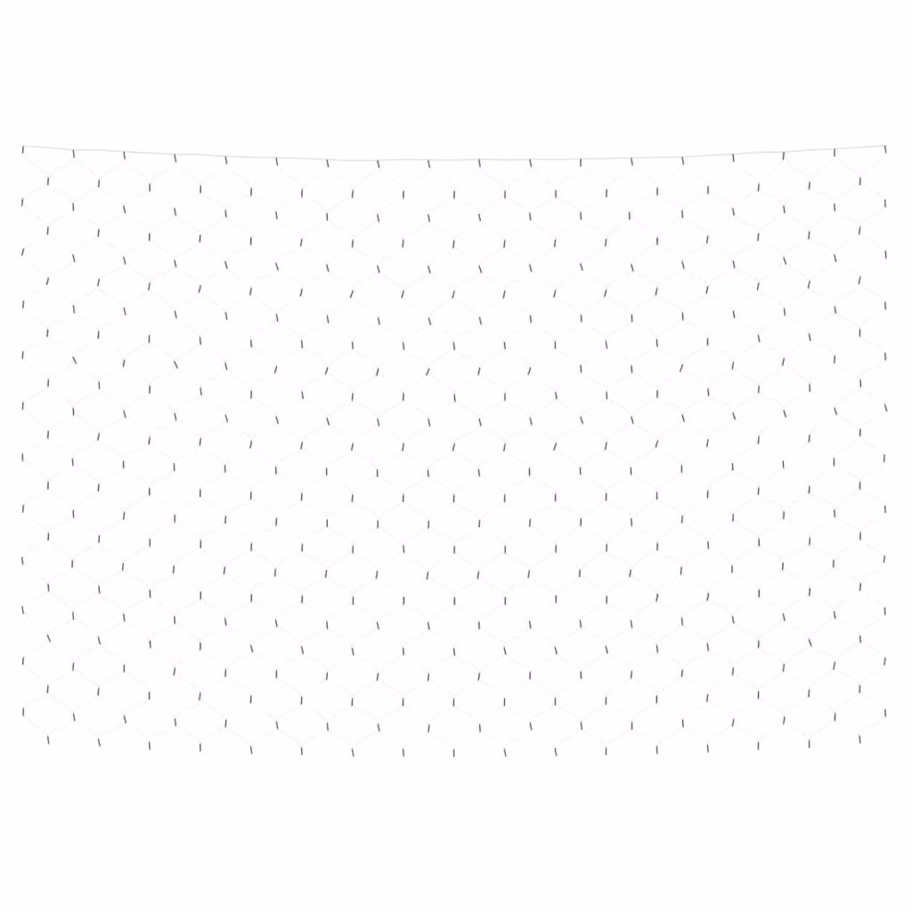 Luci di Natale Rete Bianco Caldo 3x2m 204 LED Interni Esterni