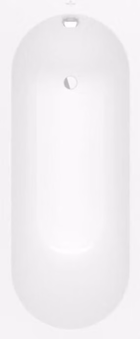 V&B vasca rettangolare Oberon 170x70cm, bianco pietra