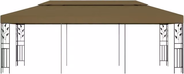 Gazebo 6x3 m Grigio Talpa 180 g/m² 312245