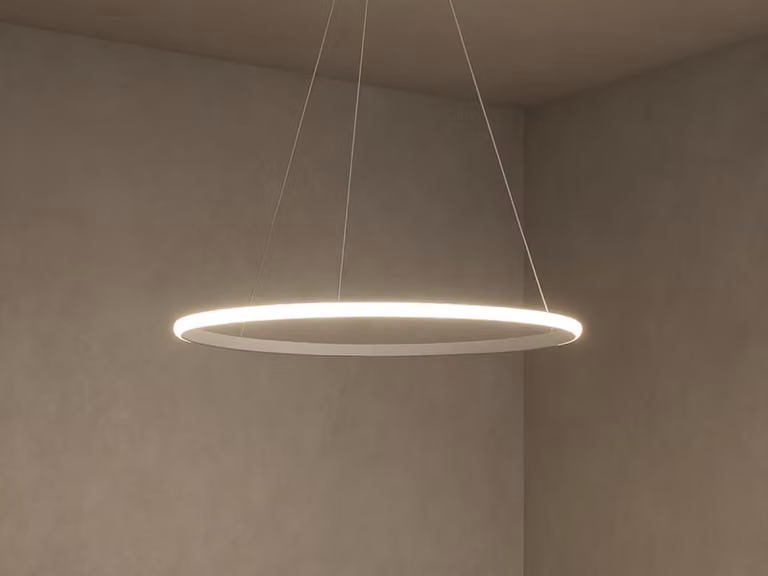 Lampada a sospensione a LED con telecomando, 32W - TB2300/W