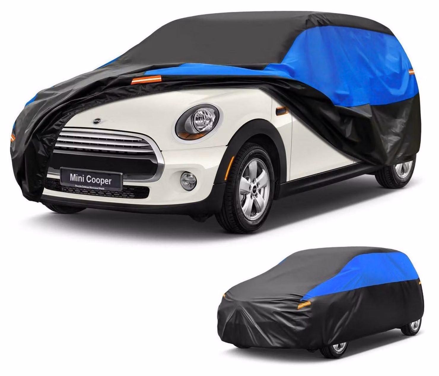 Copertura impermeabile e traspirante per auto, adatta a Mini Cooper a 2 porte (modelli dal 2001 al 2025), disponibile nei colori nero e blu