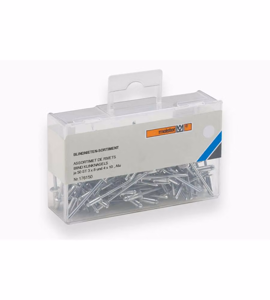 Assortimento rivetti 100 pz.