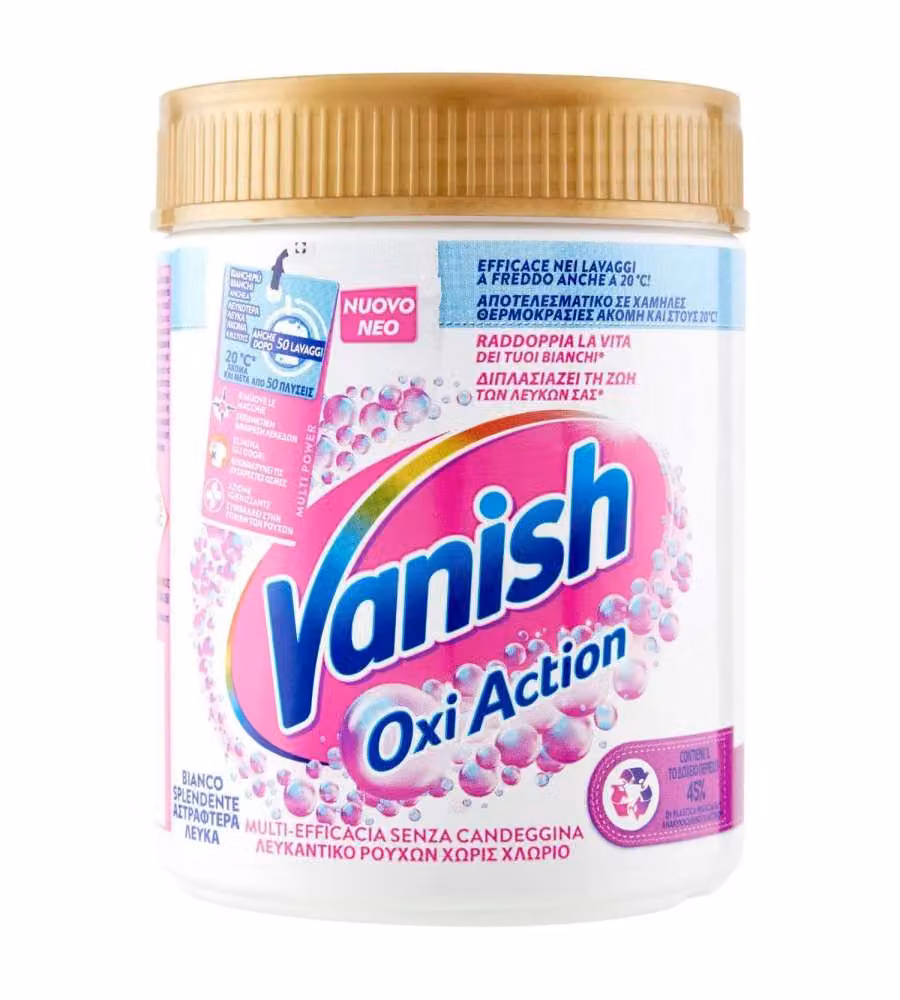 Smacchiatore Bucato Oxi Action Bianco Splendente 500g