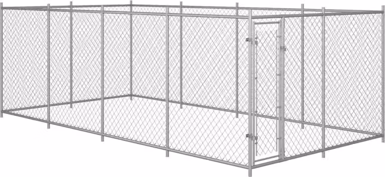 The Living Store Outdoor-Hundezwinger 8x4x2 m