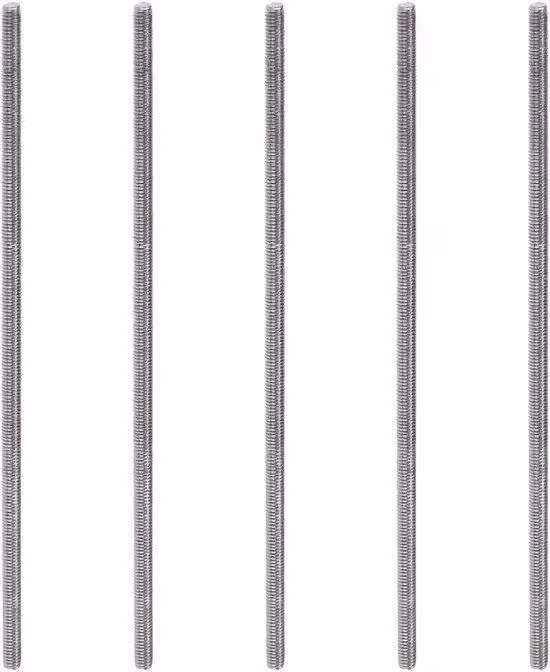 Set di cacciaviti in acciaio inossidabile 304 - 5 pezzi - Elementi di fissaggio - M3 x 100 mm - Supporti a gancio - Argento - Set di utensili