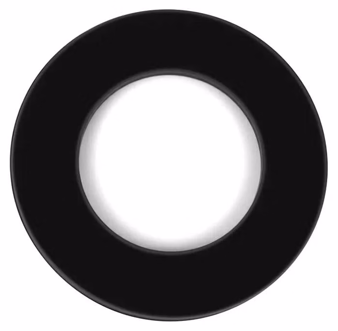 Rondelle, materiale in nylon, conformi alle normative, colore nero, dimensioni M12x20x1 (100 pezzi)