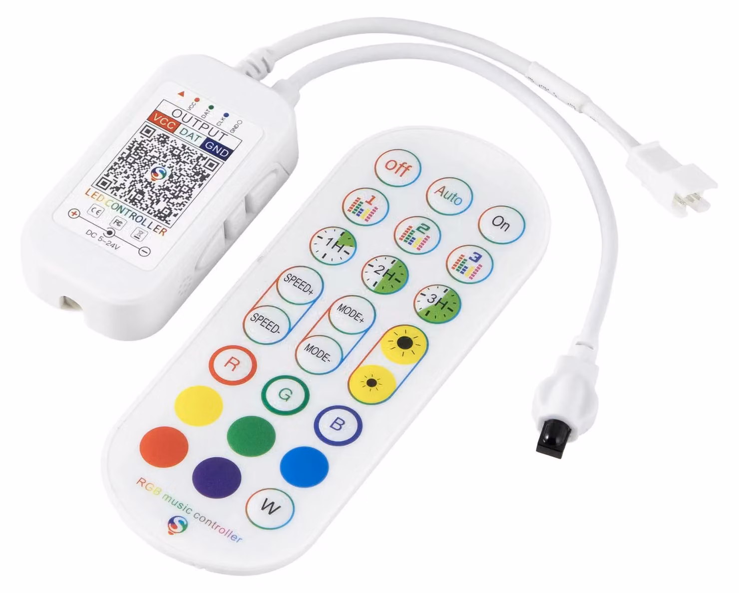 CONTROLLORE BLUETOOTH ARELUX, RGB, 5-24V DC, 3 canali, 2A per canale, 48W per canale
