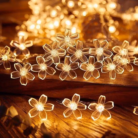 Piccola lampada d'atmosfera da campeggio con alimentazione USB, lunghezza 3,20 metri, piccola sfera bianca, luce calda, 2 pezzi.