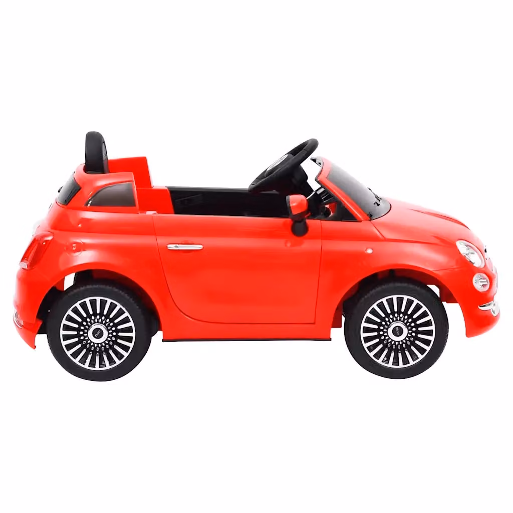 Auto Elettrica per Bambini Fiat 500 vidaXL Rossa con Luci e Suoni – 2