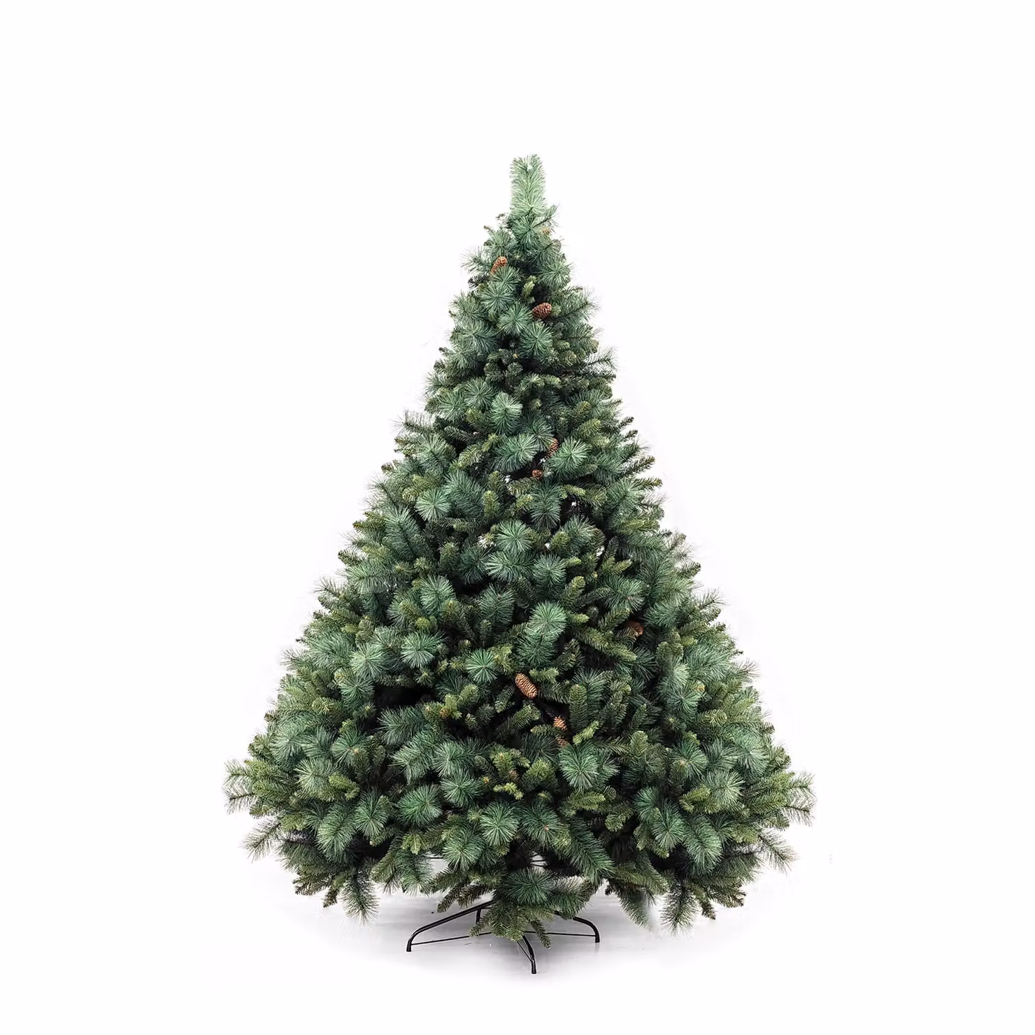 Albero di Natale Artificiale Broad Peak VESTIAMO CASA Verde, H 180 cm, Diametro alla base: 116 cm – 1
