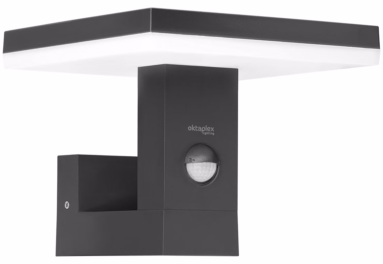 Lampada da esterno a LED con sensore di movimento, colore antracite, grado di protezione IP65, 15,2W, 1500 lumen