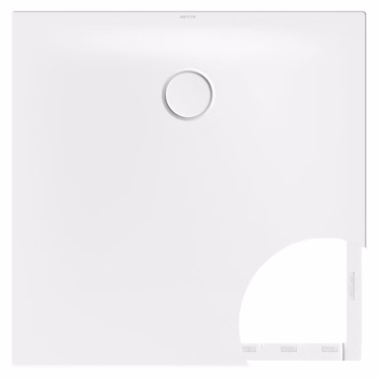 BetteFloor Side receveurs de douche avec support de receveur minimum, 1600x1200mm, 3392-434T1, 3392-434T1
