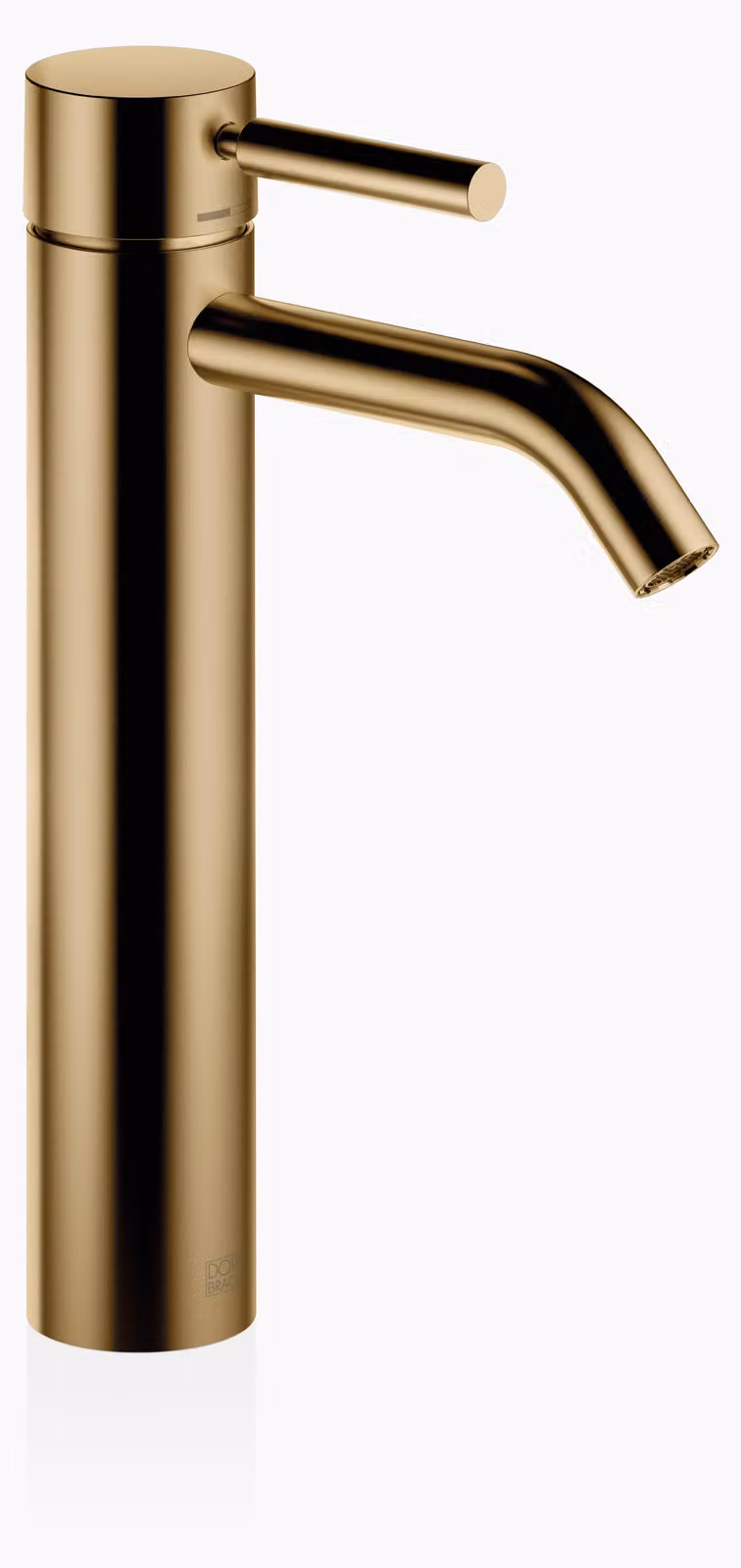 Dornbracht META Mitigeur monocommandé pour lavabos avec pied surélevé, sans garniture d'écoulement, saillie 135mm, 33537660-39, 33537660-39