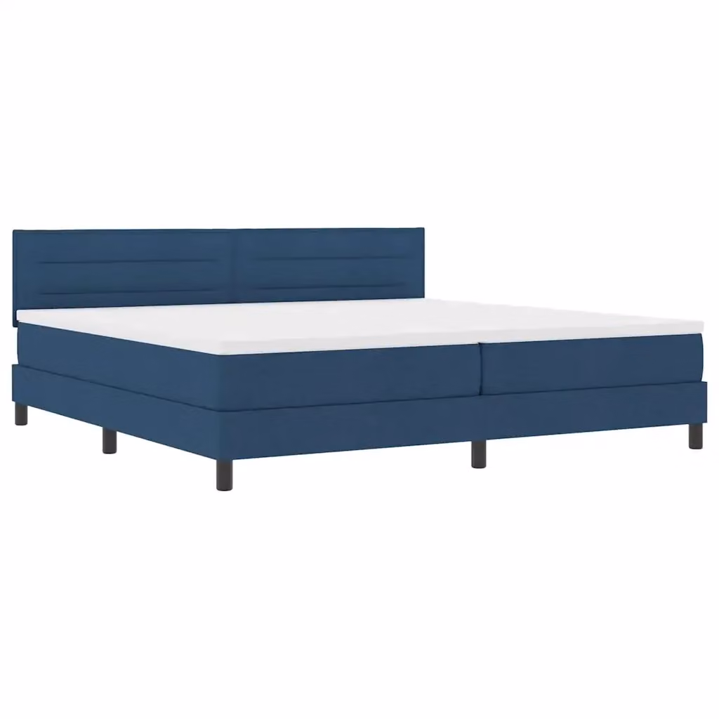 Letto a molle con materasso e illuminazione LED blu vidaXL L/P: 200 x 200 cm – 2