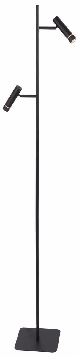 Lampada da terra - nero - Volari - vetro metallo - Ø 157cm - LED - 4711ZW - Steinhauer