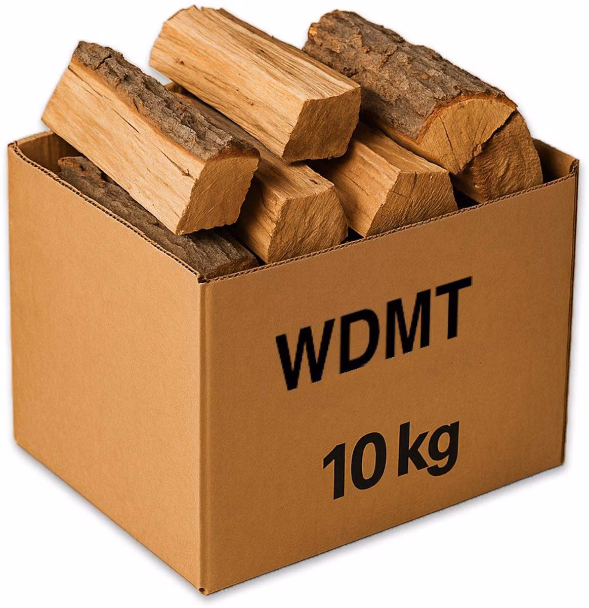 10 kg di legna da ardere di quercia essiccata in forno - legna da ardere di prima qualità, spaccata e immediatamente combustibile, lunga durata di combustione