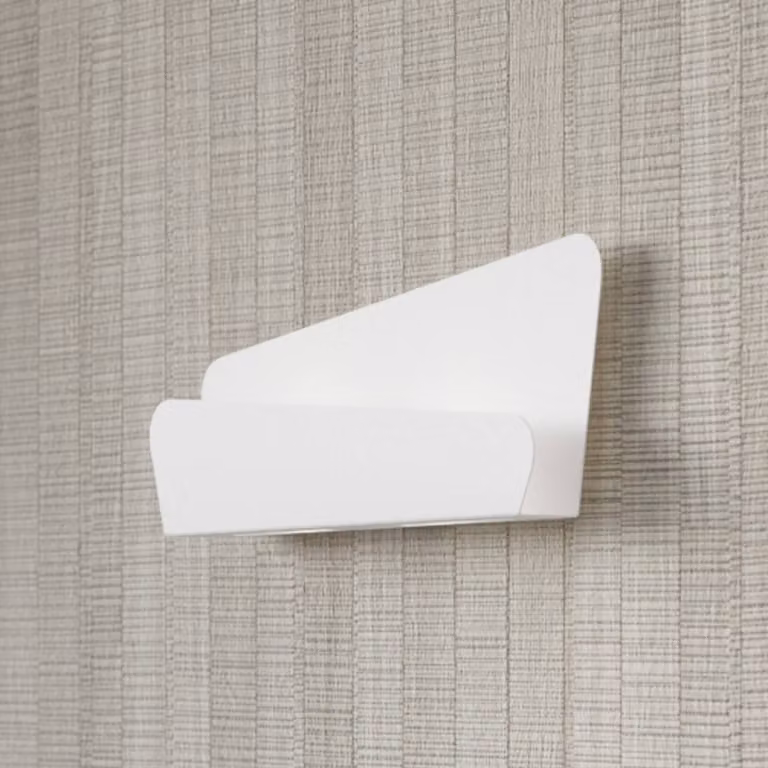 Applique da parete Seraphine SOLLUX LIGHTING, dimmerabile, Bianco / Opale, Soggiorno / Sala da pranzo, Metallo, Moderno, Applique
