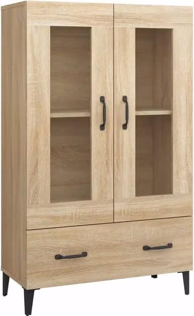 Credenza | Madia | Buffet da pranzo | Armadio da pranzo Rovere Sonoma 70x31x115 cm in Legno Multistrato