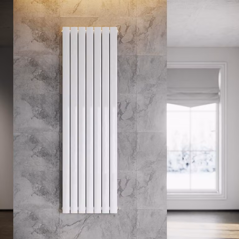 SONNI Radiatore a pannello verticale, monostrato, bianco, 1800×542 mm, senza resistenza