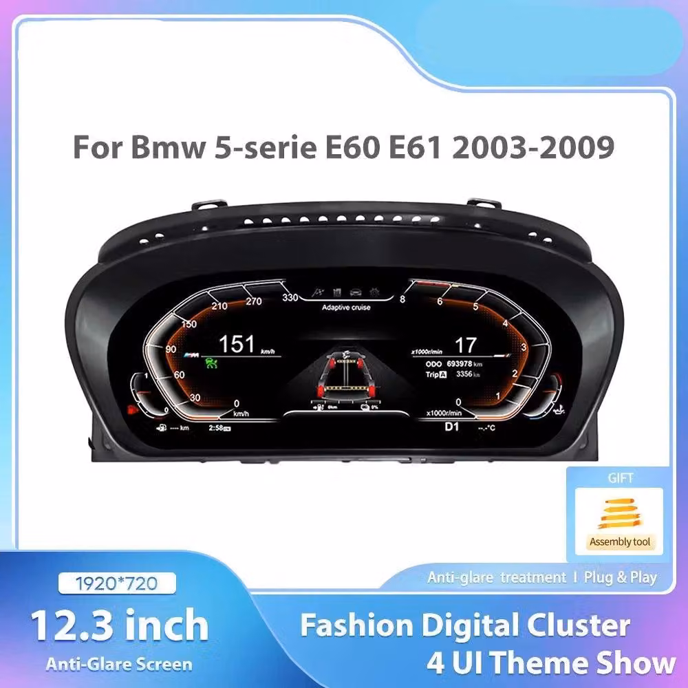 Cruscotto digitale - Pannello strumenti digitale - Cockpit virtuale - Display LCD - Strumentazione per auto