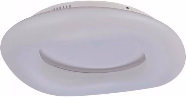 Plafoniera LED V-TAC Moderna Rotonda Bianca, Dimmerabile con Telecomando e CCT, Diametro: 60 cm, 38W