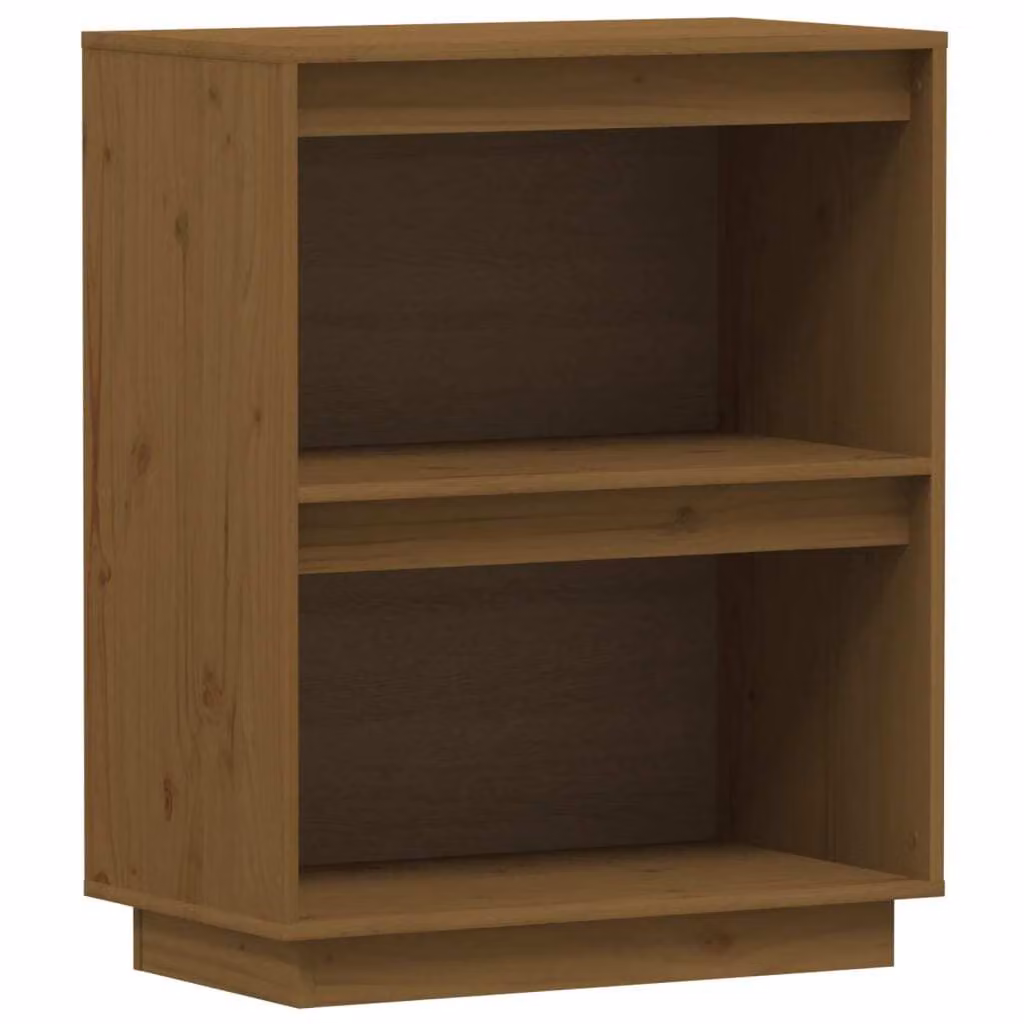 Mobile Consolle Ambrato 60x34x75 cm in Legno Massello di Pino