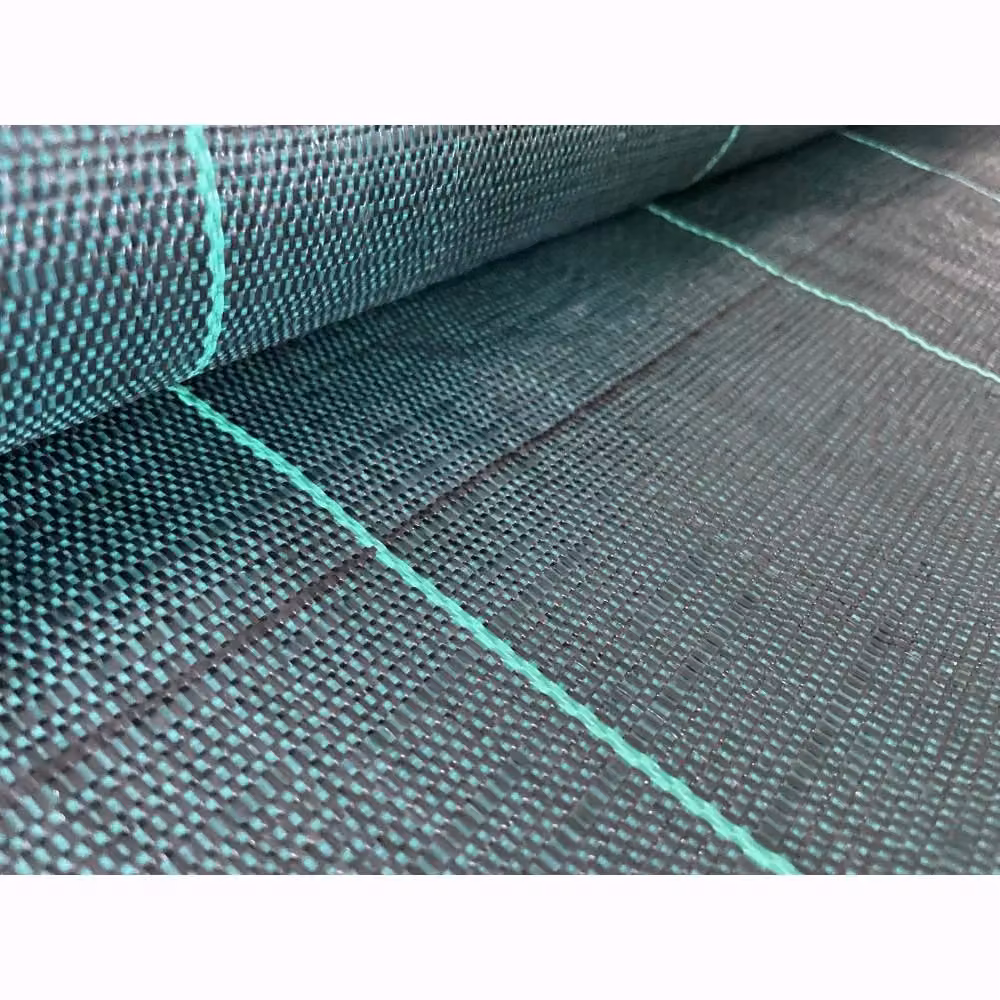 Telo per pacciamatura anti erbacce EACOMMERCE verde, L: 210 cm, P: 100 m, 100 gr/mq, anti UV e permeabile – 2