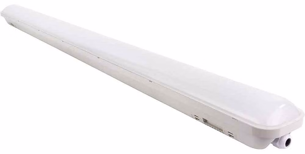 REV LED Lampada da soffitto per ambienti umidi 150 cm Grigio IP65 48 W 4500 lm Bianco luce diurna 6500 K