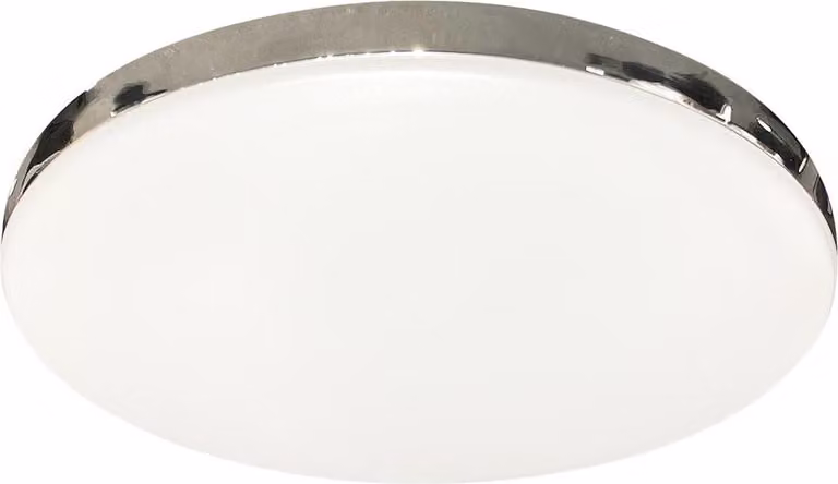 Plafondaio MAYA cromato 15W LED IP44 Ø33 cm